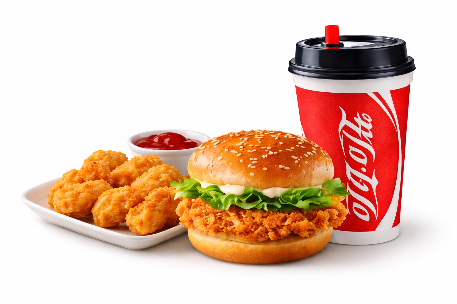 Drumstick Burger + Cola + Chicken Chop_0