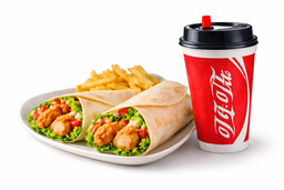 Chicken Rolls + Coke + French Fries