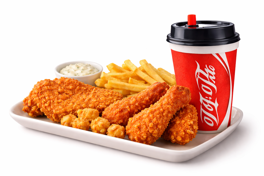 Spicy Wings + Spicy Wings + French Fries + Cola