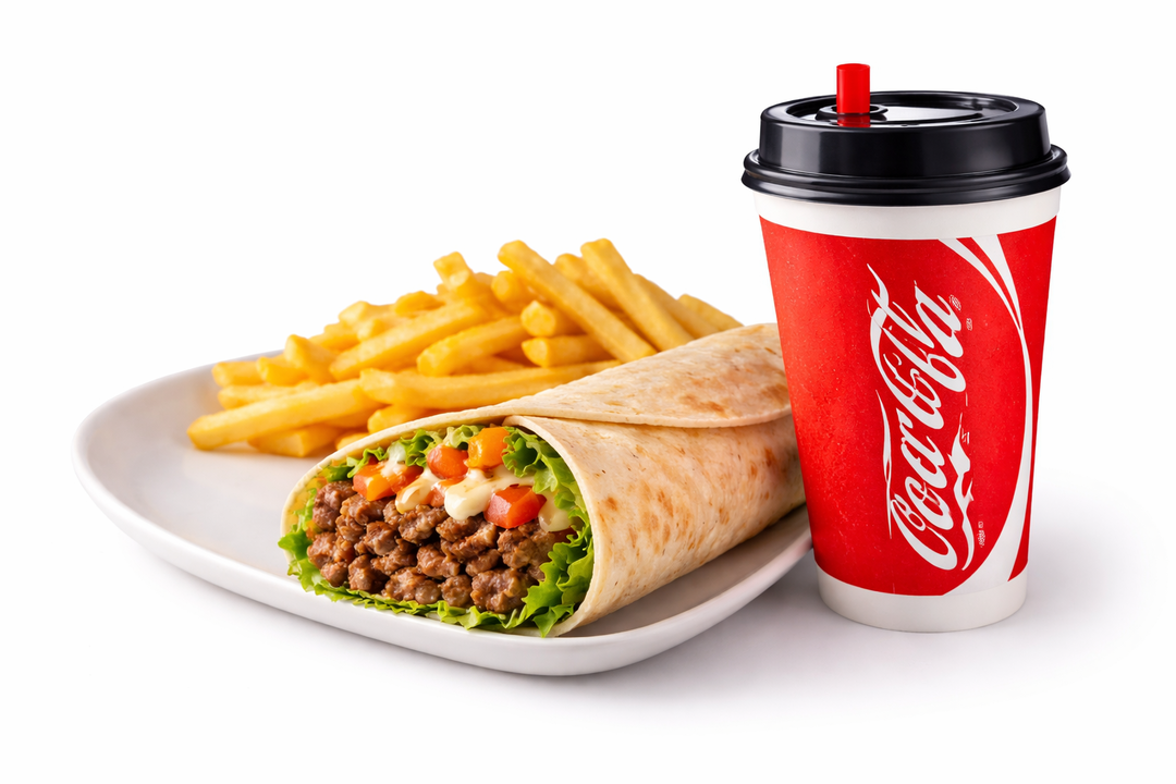 Beef Roll + Cola + French Fries