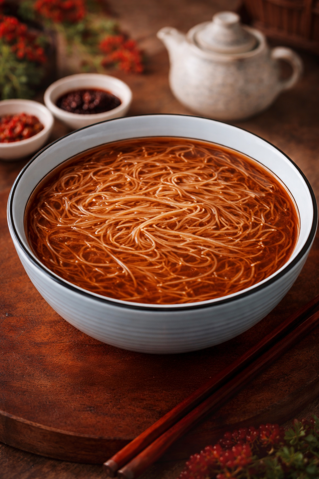 Plain Bonito Soupy Mee Sua (面线汤)