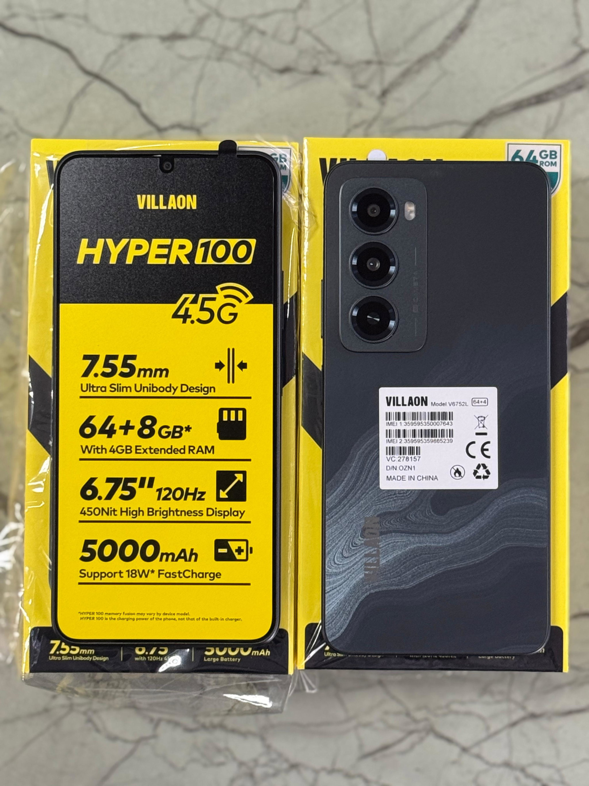 Smartphone Hyper 100(128Gb 18Gb RAM rede 4,5G_0