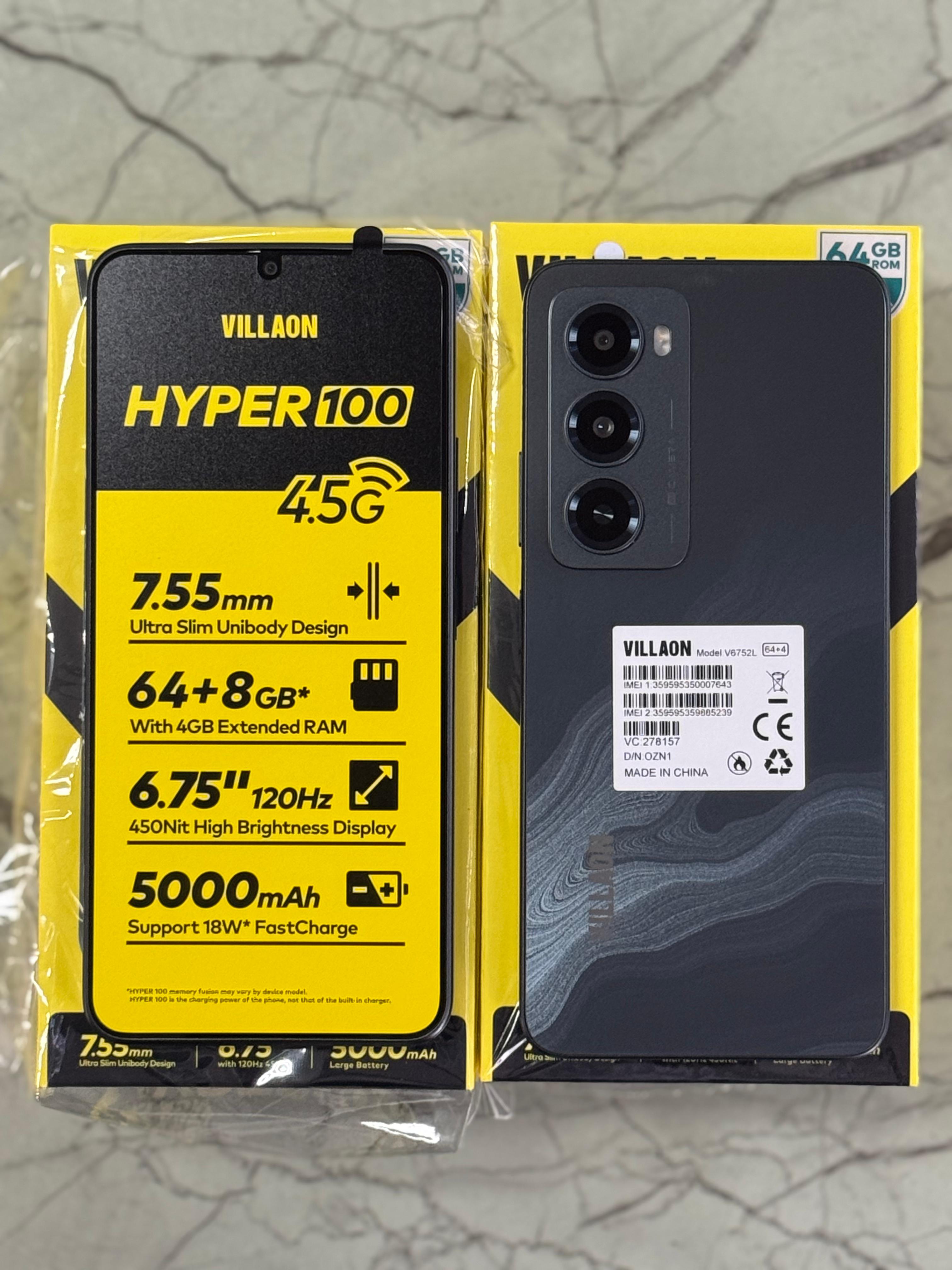 Smartphone Hyper 100(128Gb 18Gb RAM rede 4,5G