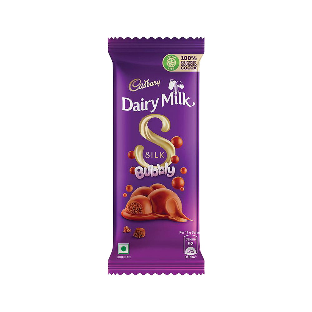 Dairy Milk Silk Bubbly 112g_0