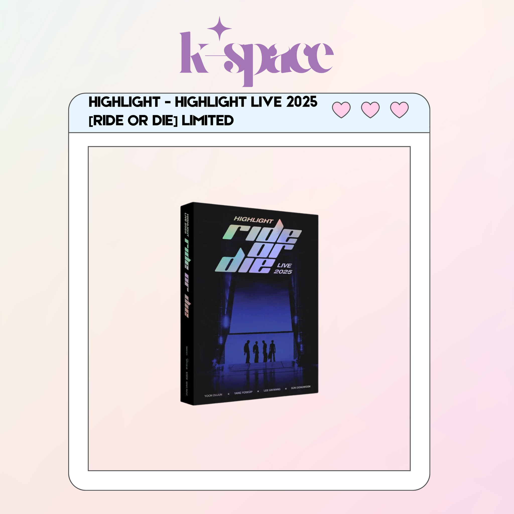 HIGHLIGHT - HIGHLIGHT LIVE 2025 [RIDE OR DIE] LIMITED_0