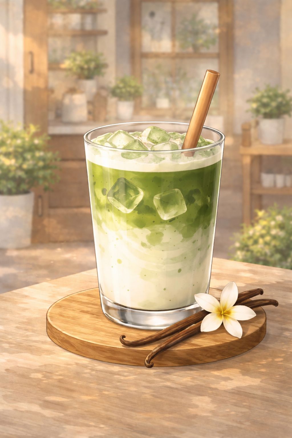 Vanilla Matcha Latte
