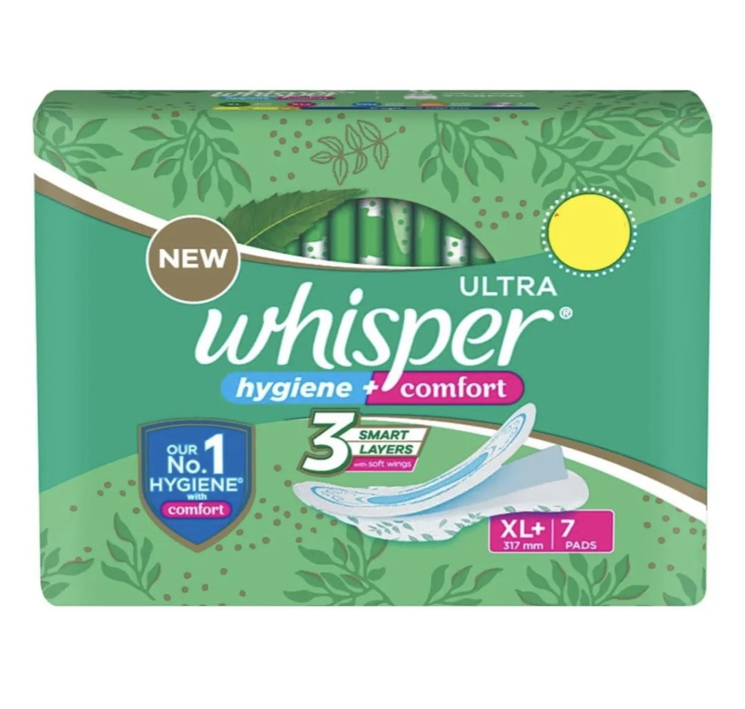 whisper ultra clean XL+7p