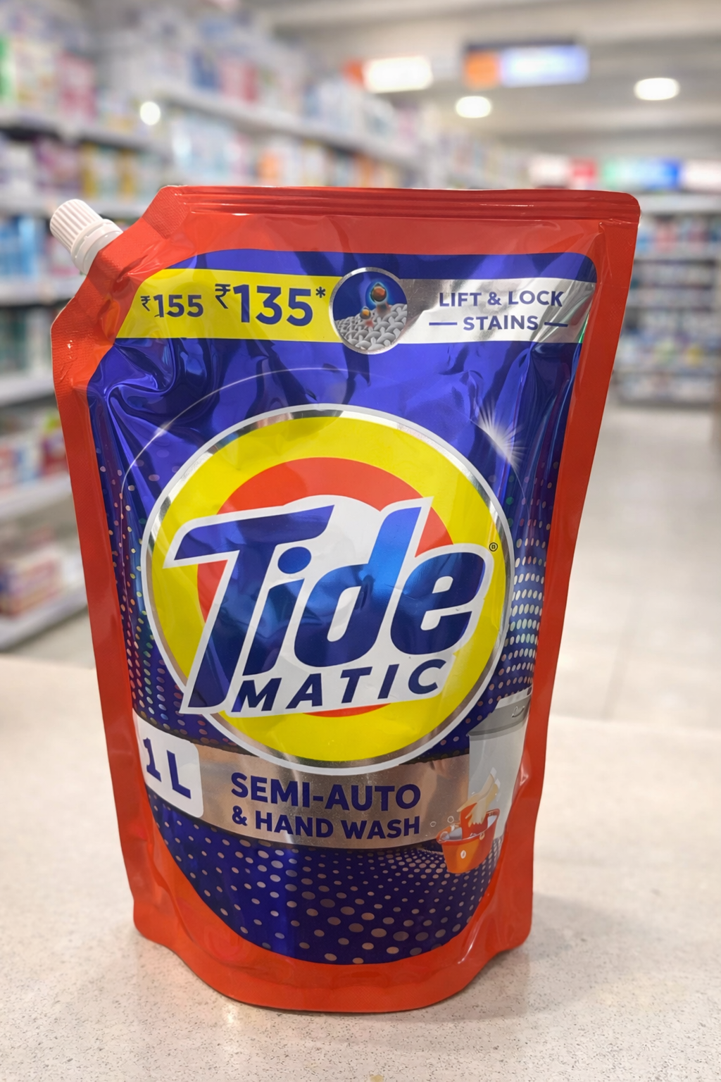 Tide Liquid Matic Pouch 1L