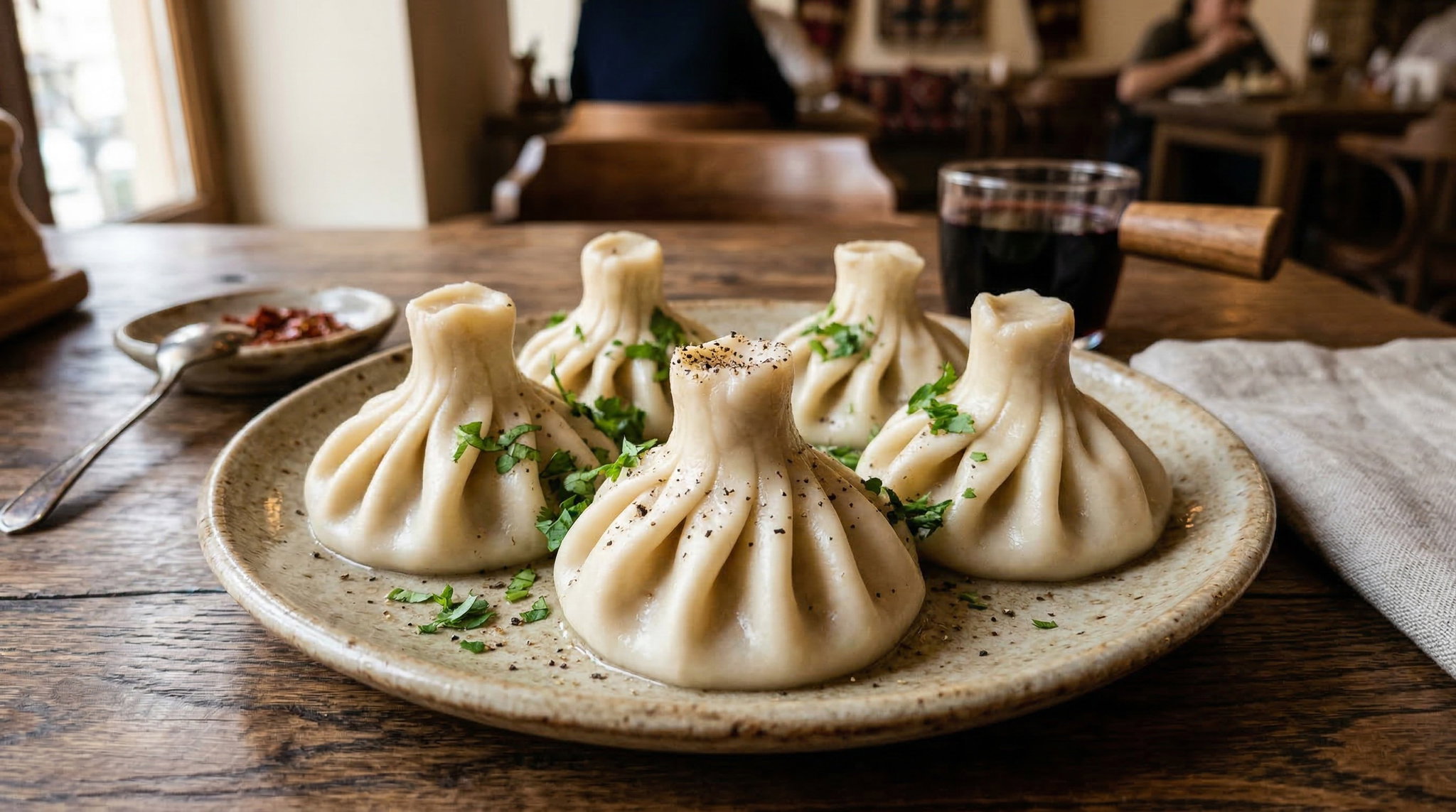 Khinkali / Хинкали (говядина/свинина) на пару_0