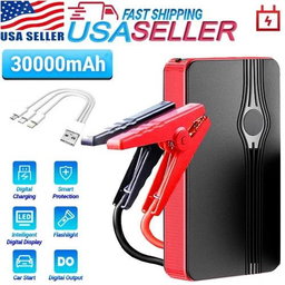 Portable 12V 30000mAh Jump Starter Power Bank