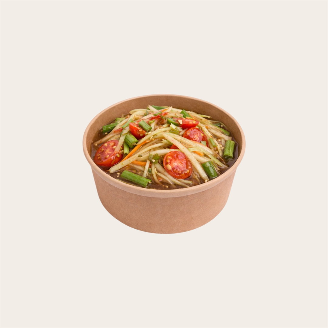 S2 Papaya Salad with Fermented Fish Sauce (Plara)  ตำปลาร้า