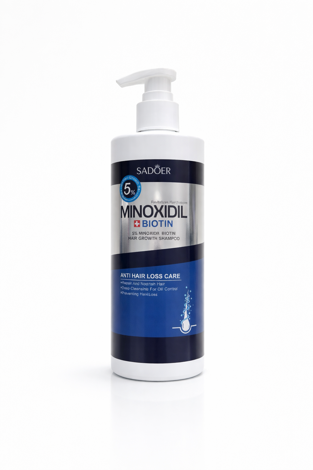 Sadoer 5% Minoxidil Biotin Hair Growth Shampoo_0