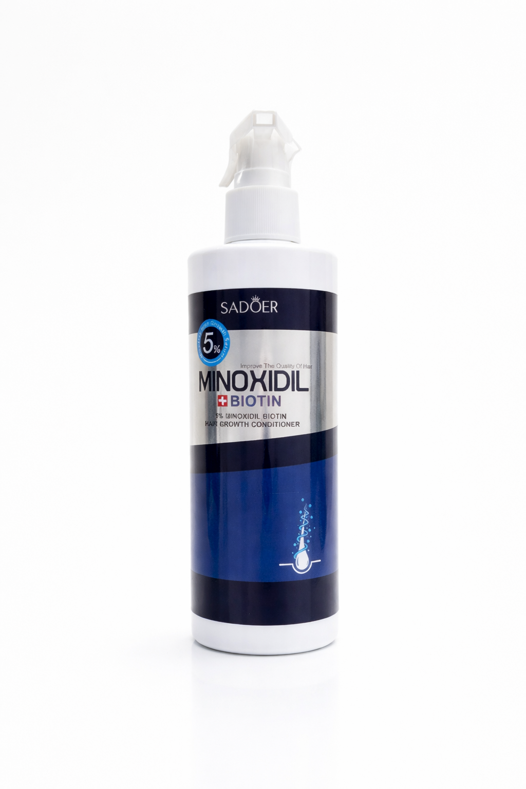 Sadoer 5% Minoxidil Biotin Hair Growth Conditioner 
