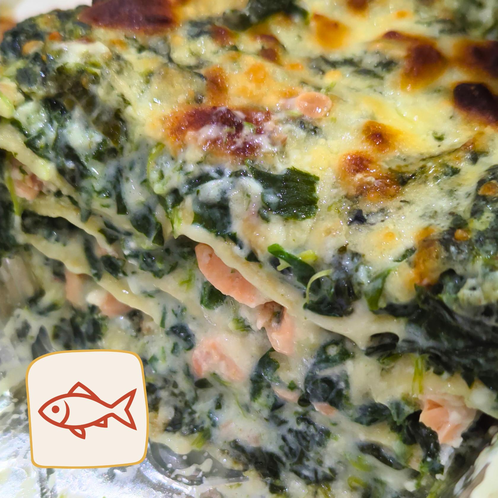 Creamy Salmon & Spinach Lasagna · 4-6 pax_1