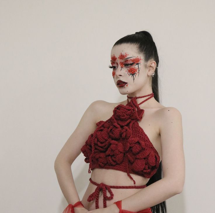 Rose crochet top_0