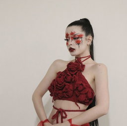 Rose crochet top