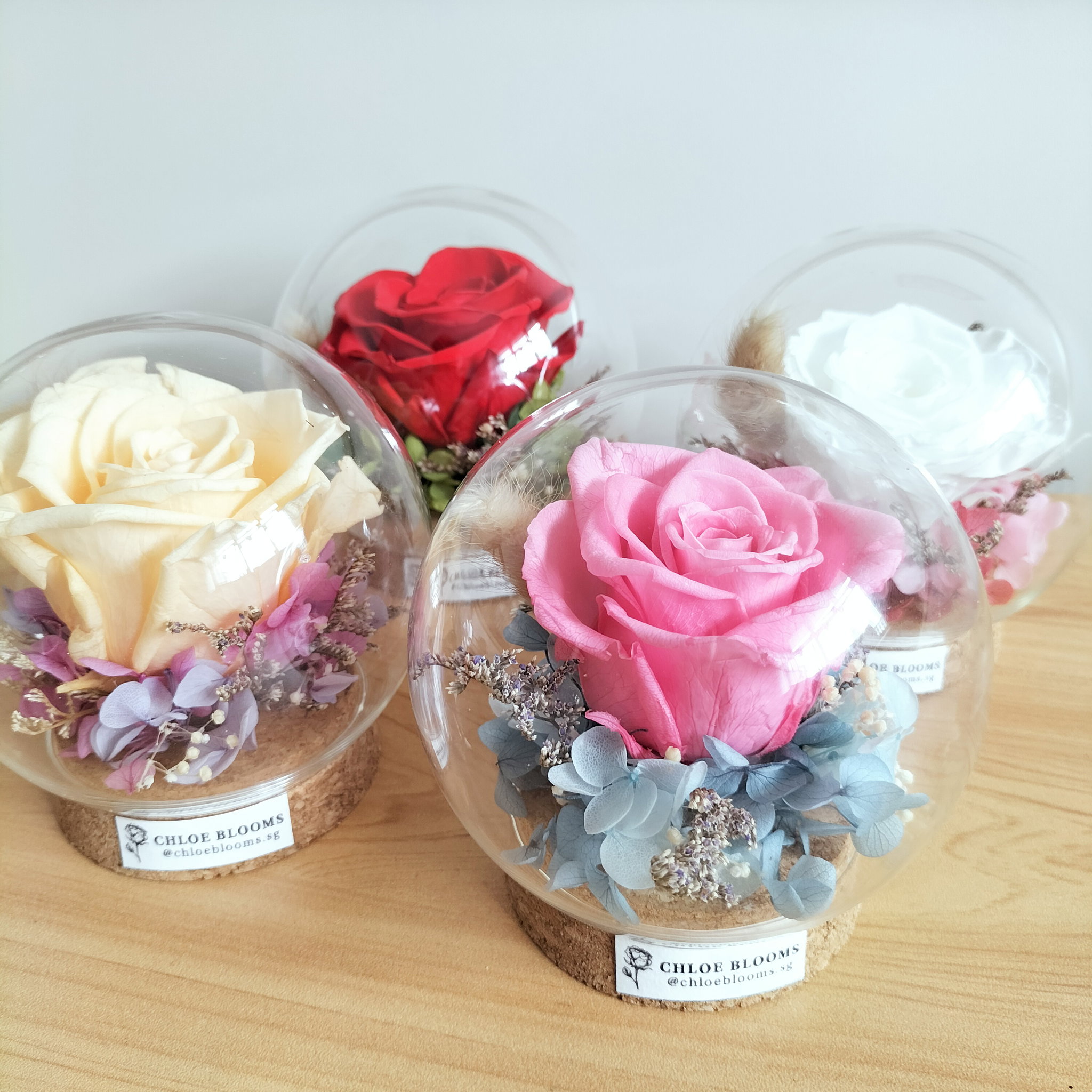 Enchanted Rose Round Glass_0
