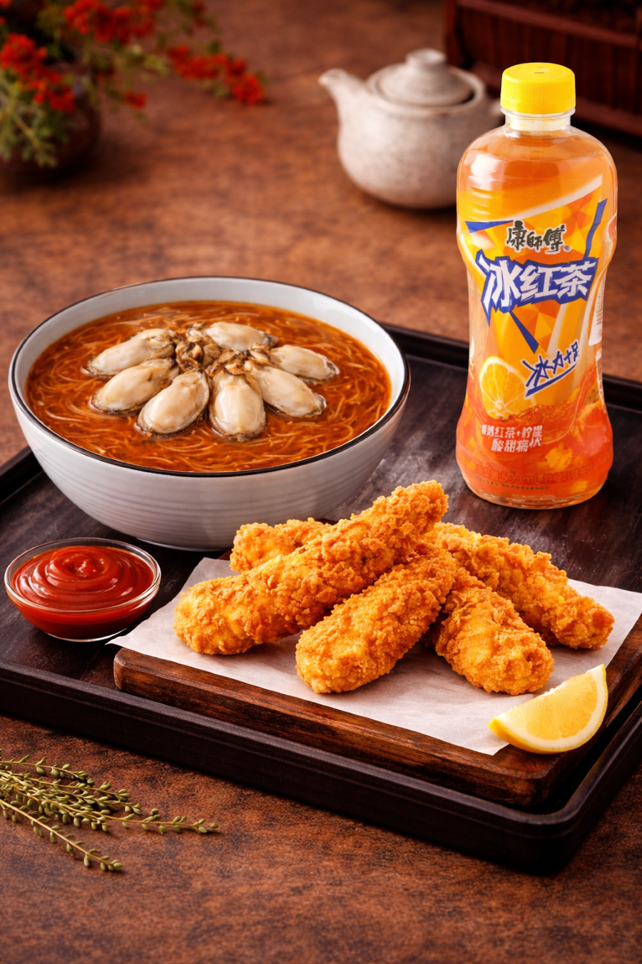 VS - Oyster Bonito Soupy Mee Sua (蚝面线套餐)