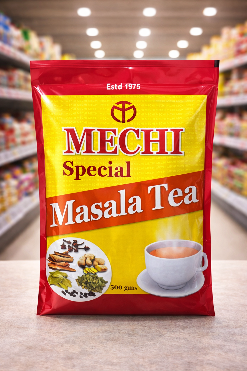 Mechi Special Masala Chiya 500 gm with free spoon_0