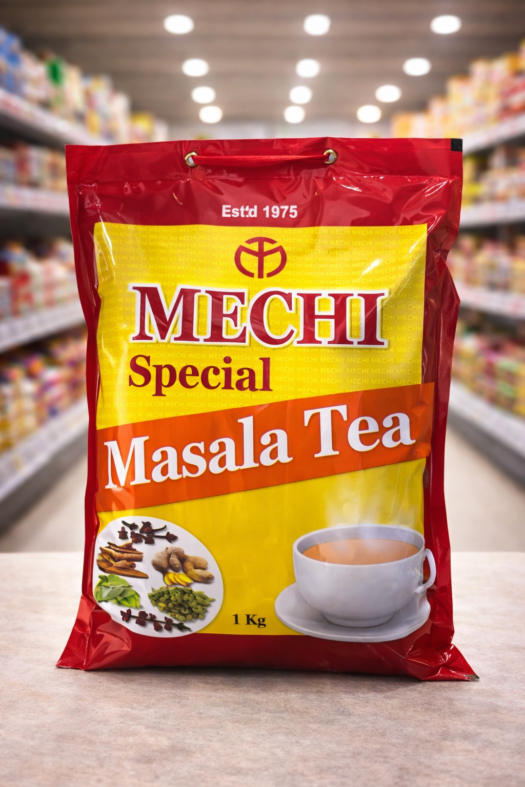 Mechi Masala Tea 1000 gm with free plate