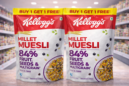 Millet Muesli Multigrain 400+400 gm.  Get 2 Buy One Get One Free