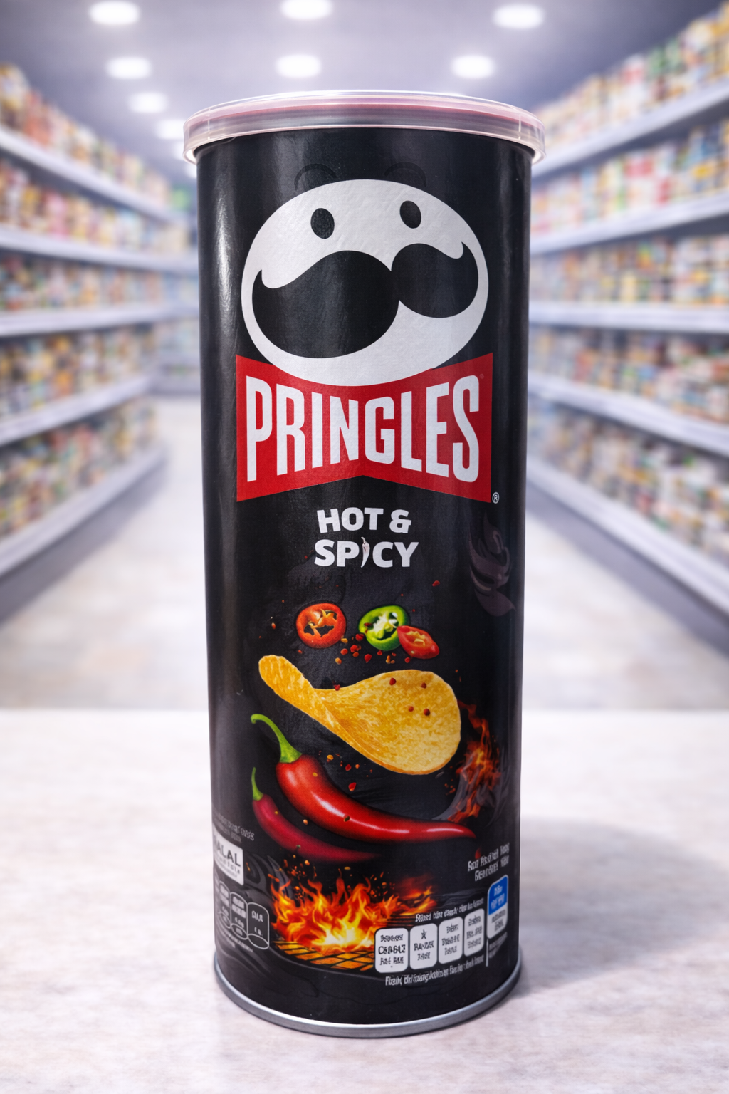 Pringles Hot &Spicy 102 gm_0