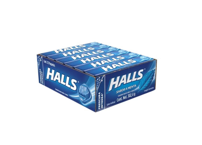 HALLS MENTA DISP C/12 PZS