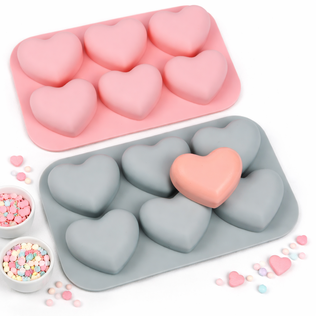 Heart Shaped Silicone Mould