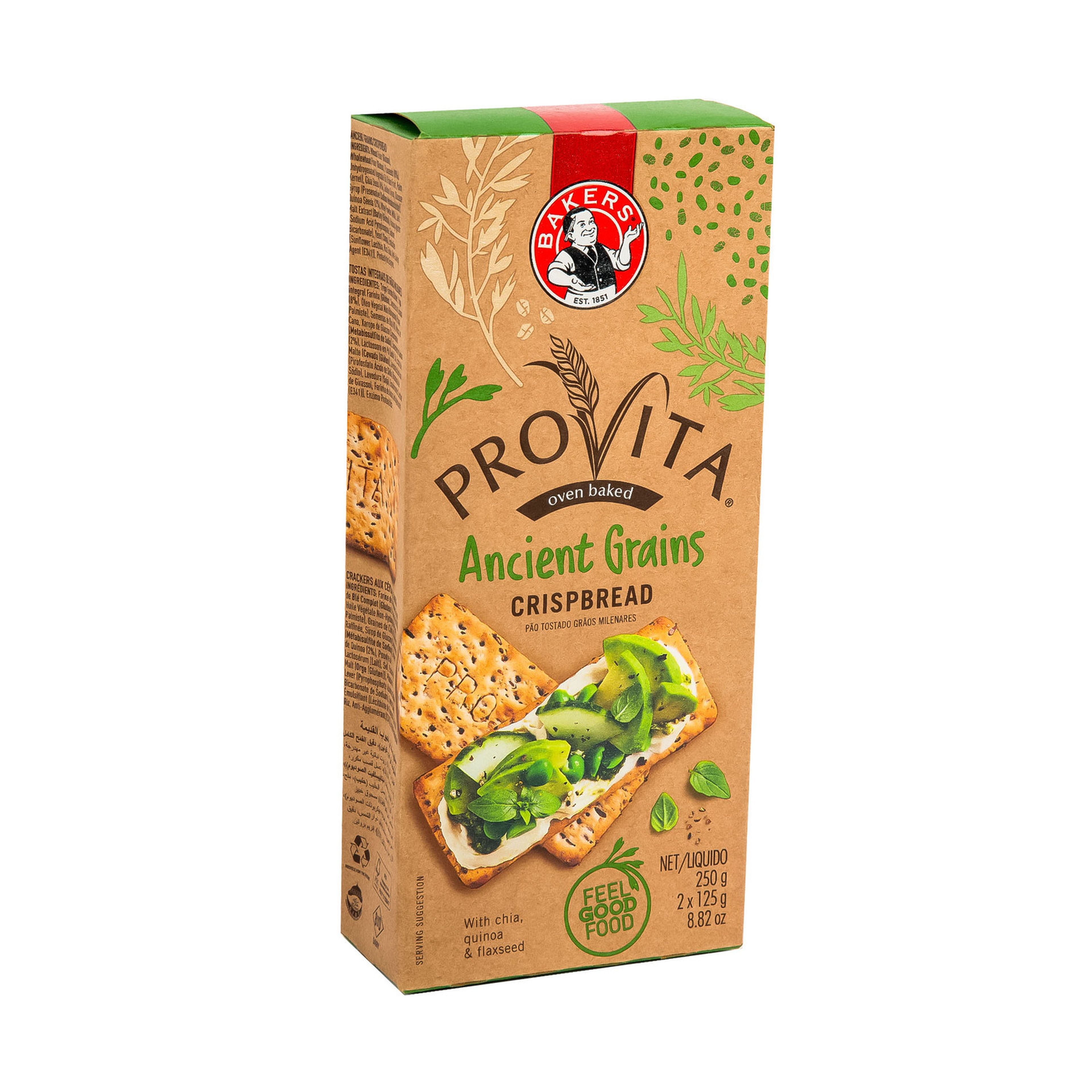 BAKERS PROVITA ANCIENT GRAIN 1 x 250G