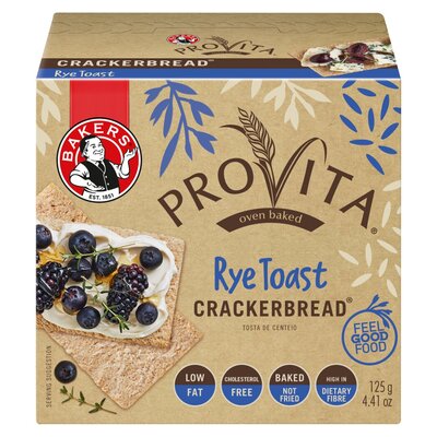 BAKERS CRACKERBREAD RYE 1 x 125G_0