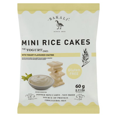 BAKALI MINI COATED RICE CAKES YOGH 1 x 60G