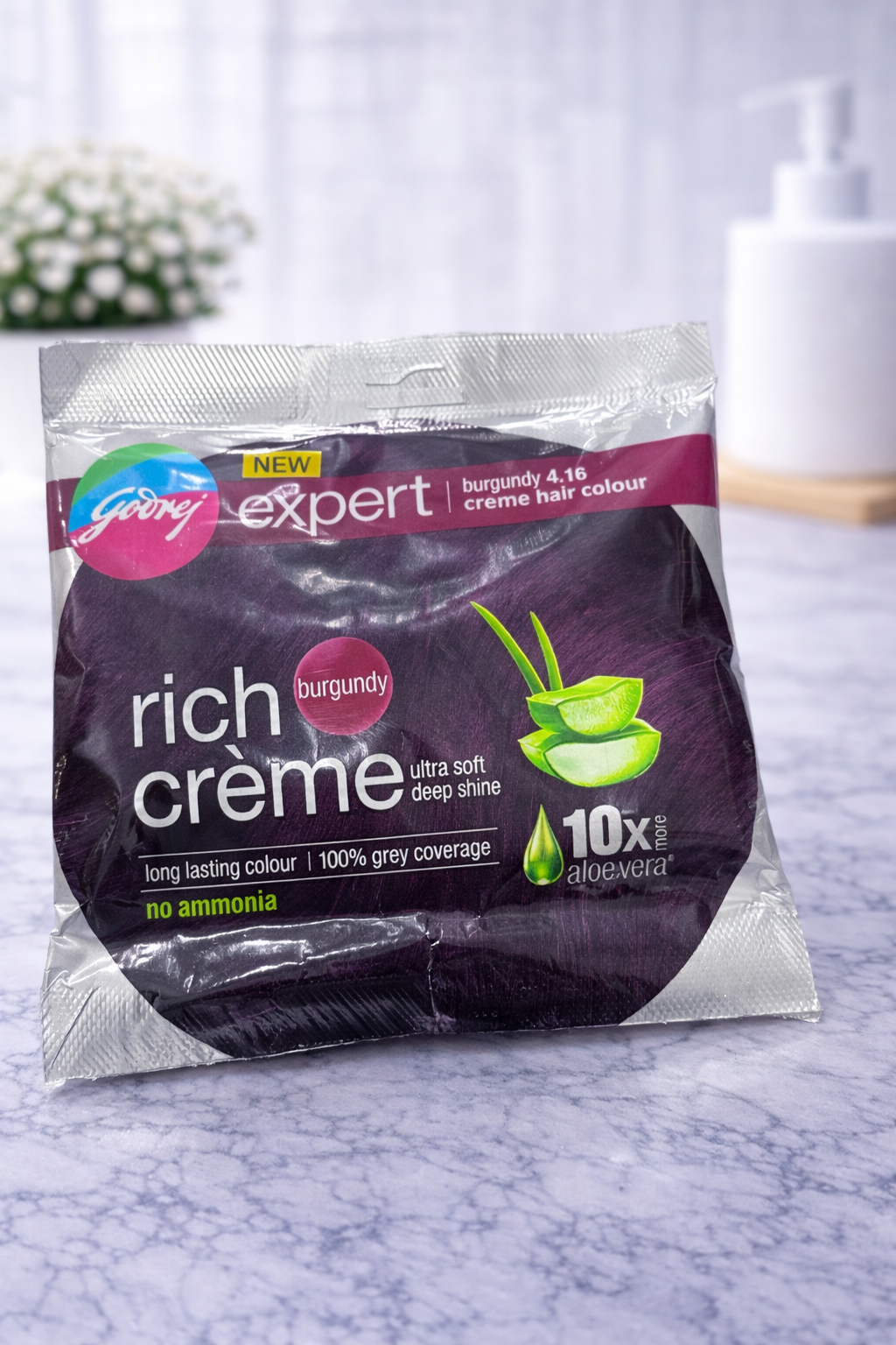 Rich Creme Burgundy Hair Colour