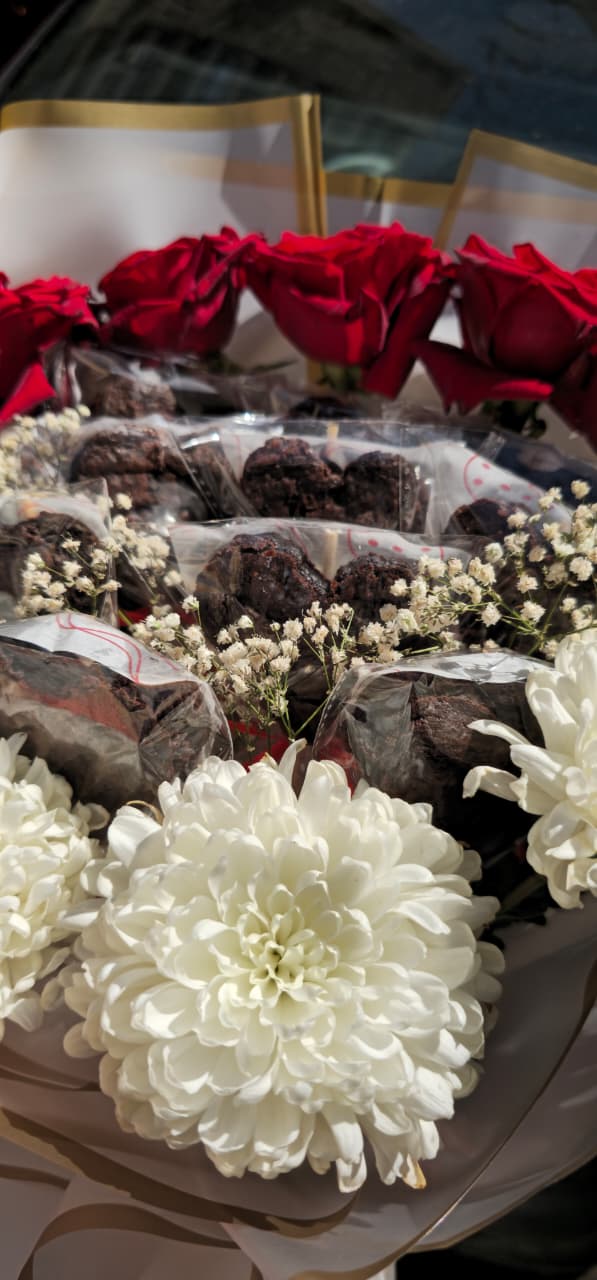 Brownies's hearts bouquet_1