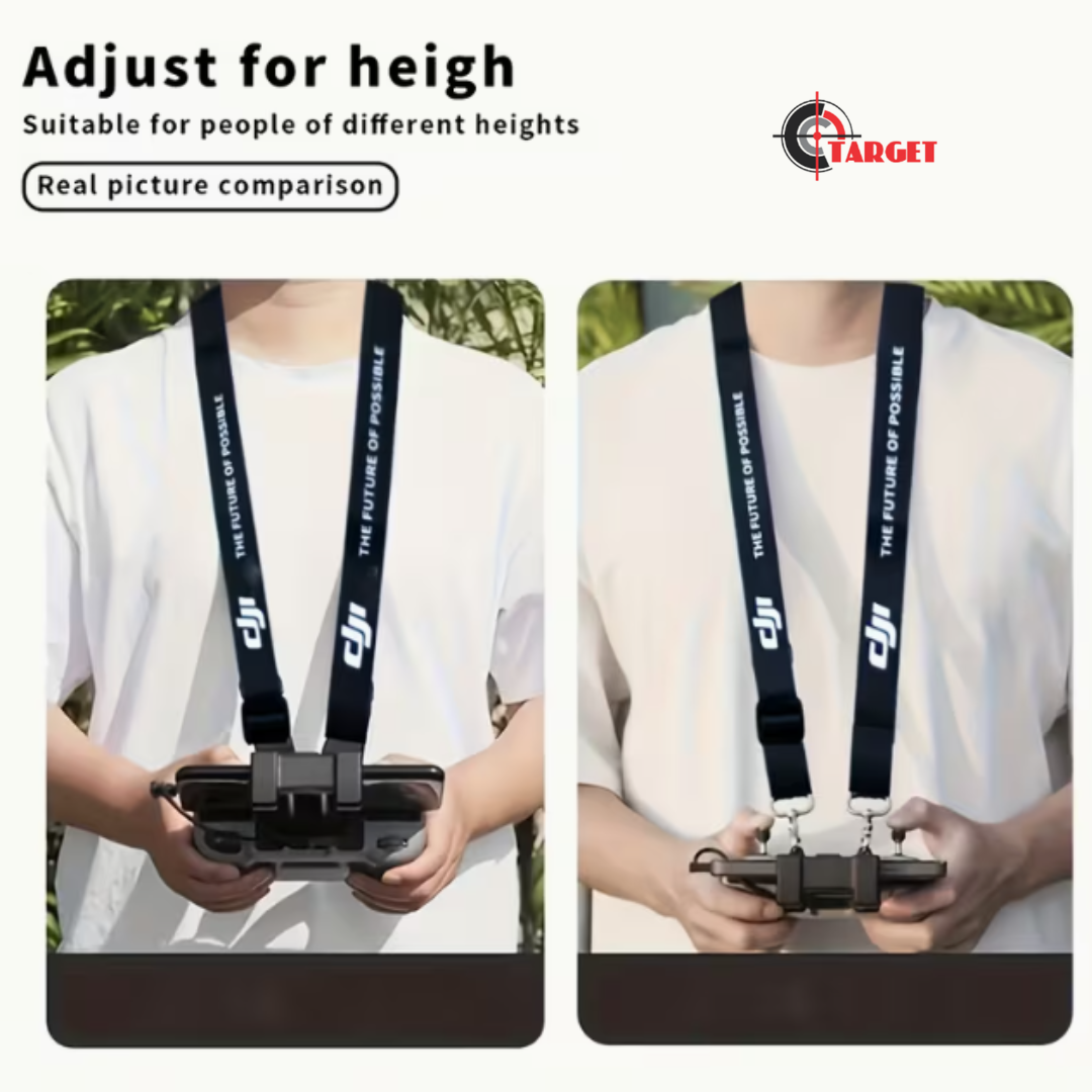 Adjustable Rope Strap for DJI RC-N1/N2/N3 Remotes - Secure Safety Belt for DJI Mini 2/Mini 4/Air 2S Drone Remote Control - Durable Handheld Flight Camera Controller Neck Strap, Drone Accessorie_4