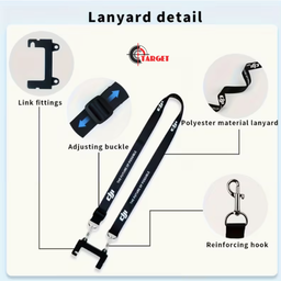 Adjustable Rope Strap for DJI RC-N1/N2/N3 Remotes - Secure Safety Belt for DJI Mini 2/Mini 4/Air 2S Drone Remote Control - Durable Handheld Flight Camera Controller Neck Strap, Drone Accessorie