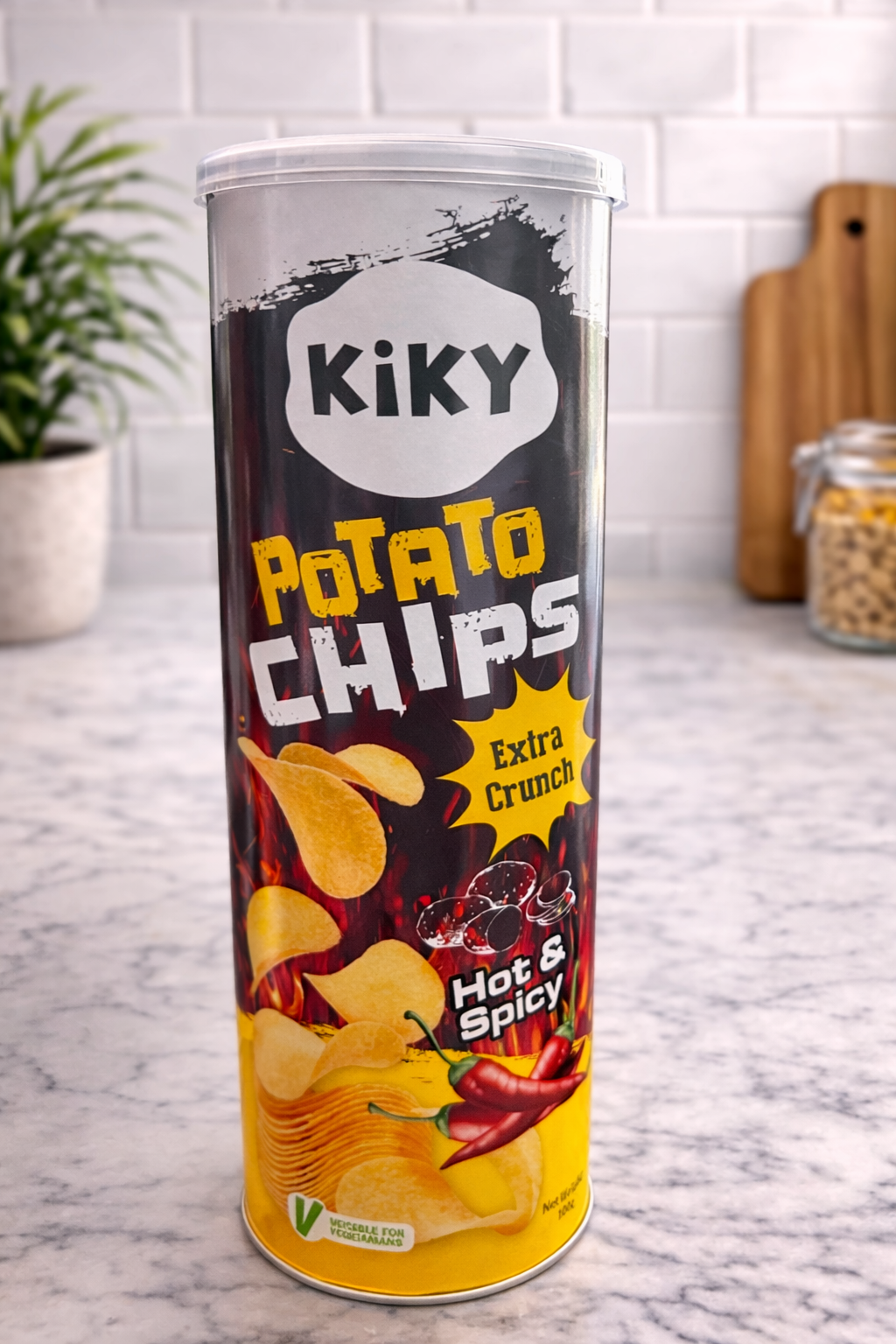 Potato Chips Extra Crunch Hot&spicy 100gm