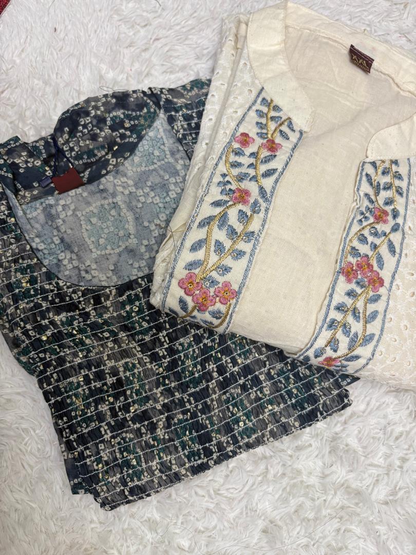 Cotton Casual Sciffili Long Shrug Dress_0