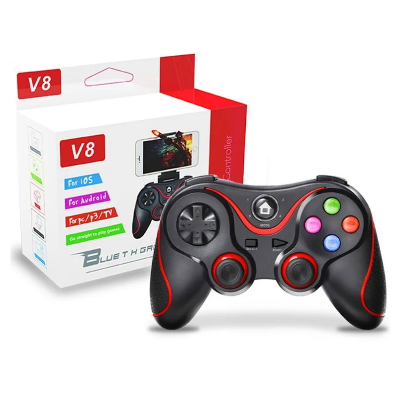 Controle Gamepad Bluetooth V8 ( Android/iOS/Smart TV/PS3/Switch/PC )