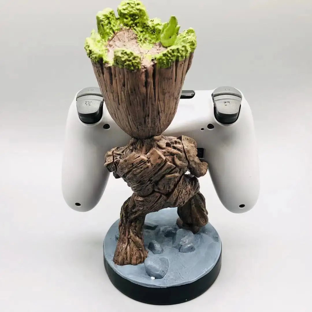 Suporte para acessórios de jogos e celular Cable Guys Toddler Groot, compatível com a maioria dos controles de jogos (Xbox, PlayStation, Nintendo Switch) e celulares_4