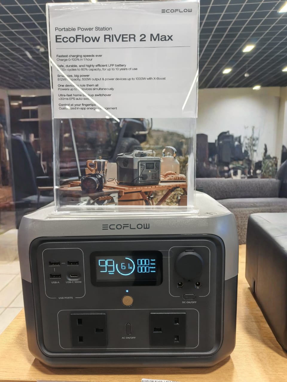 EcoFlow RIVER 2 Max Portable Power Station