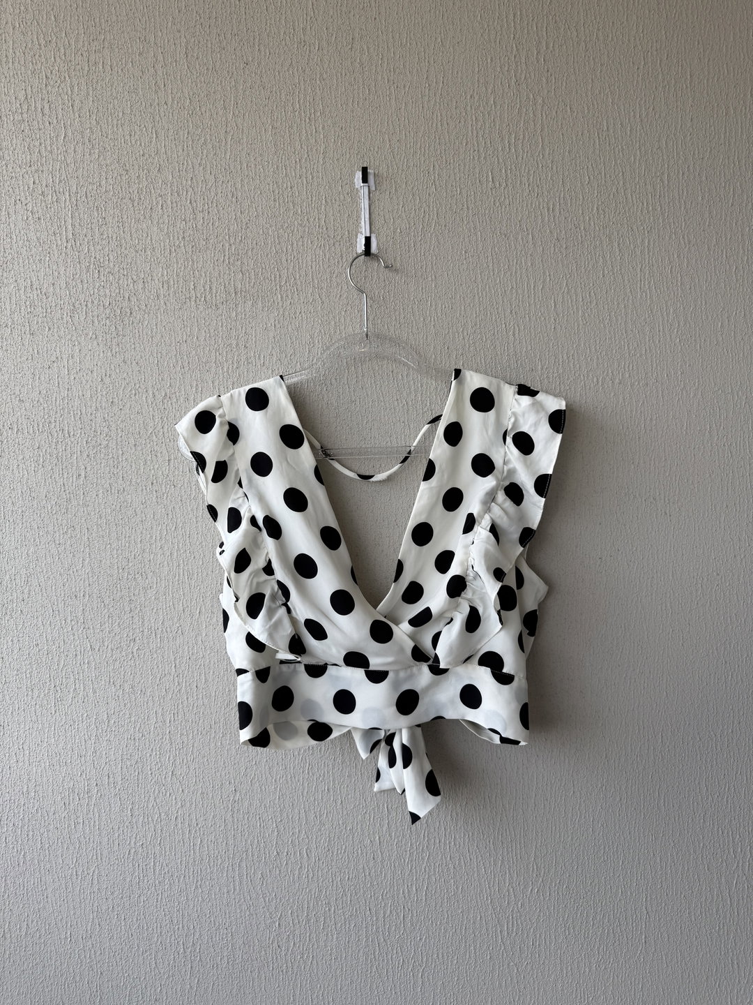 Crop top cruzado 
