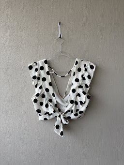 Crop top cruzado 