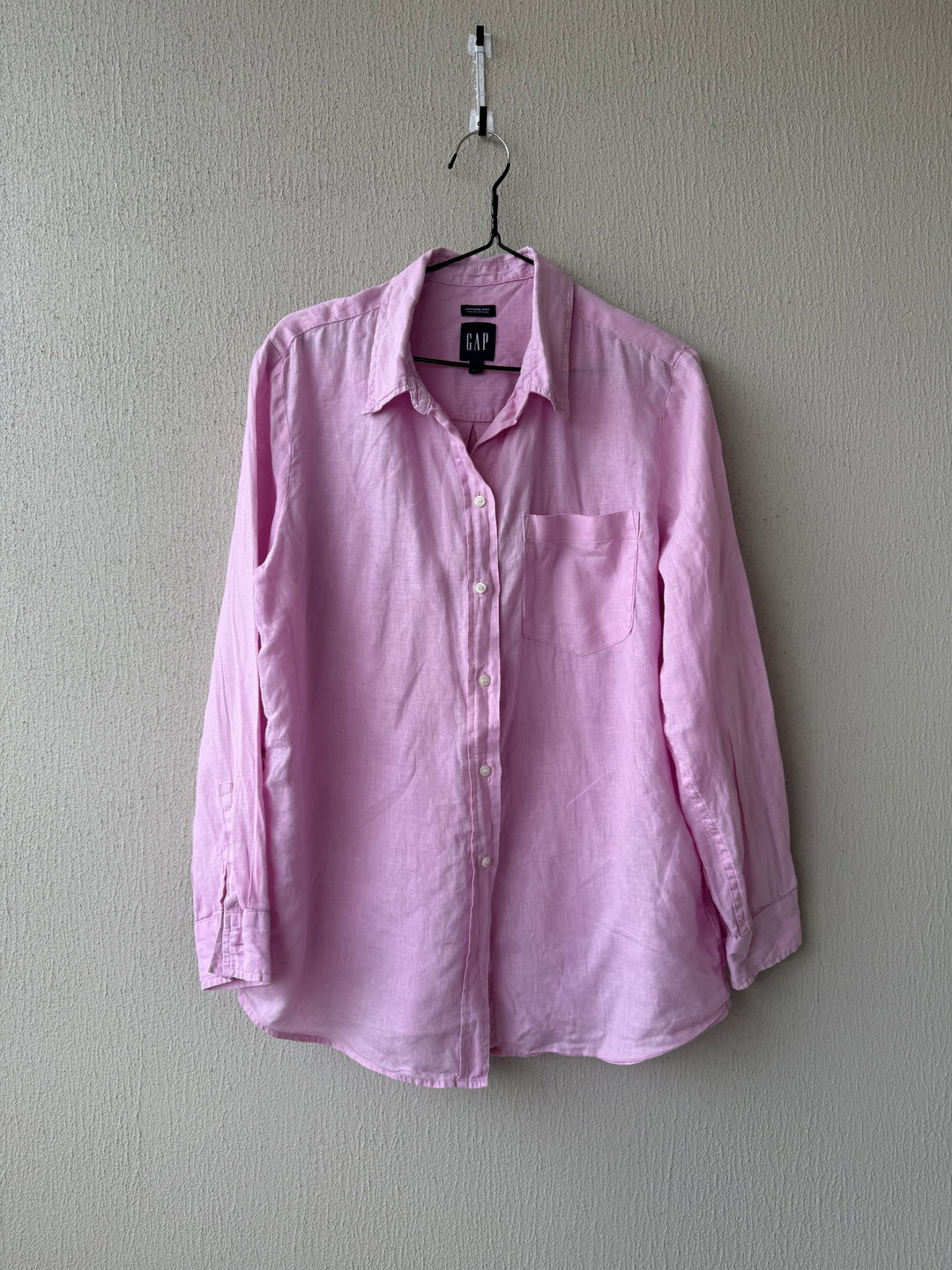 Camisa de Lino GAP - Rosa Pastel