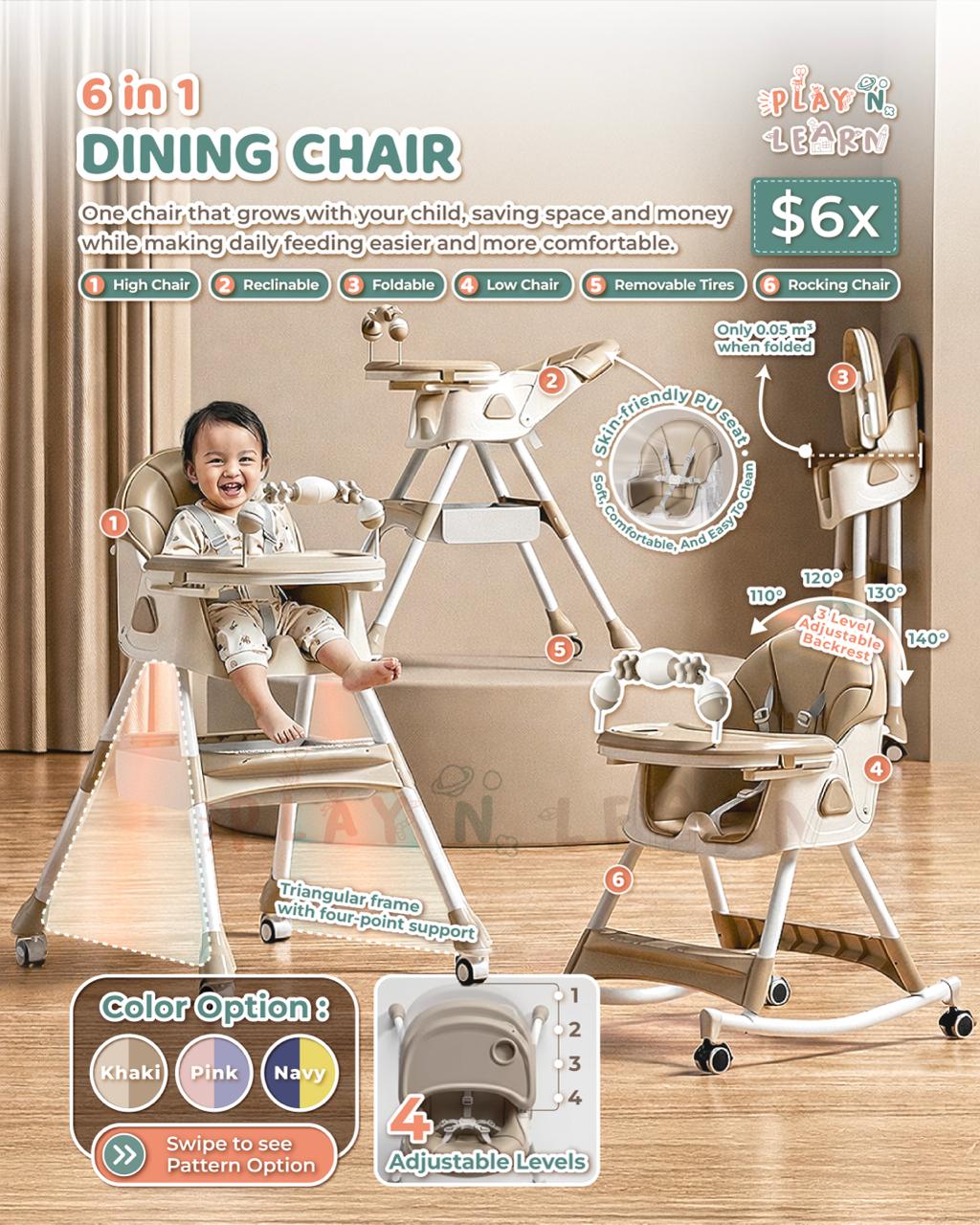 6 IN 1 BABY CHAIR