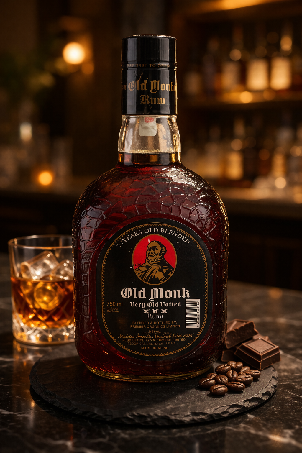 OLD MONK XXX RUM 750ML