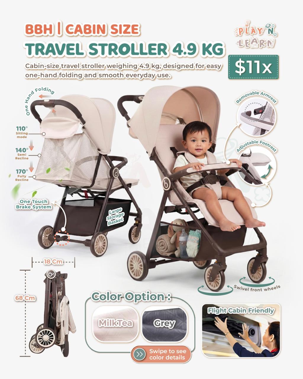 BBH CABIN STROLLER 4.9 KG