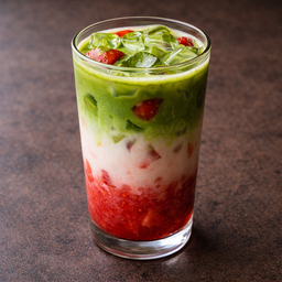 Strawberry Matcha Latte (Iced only)