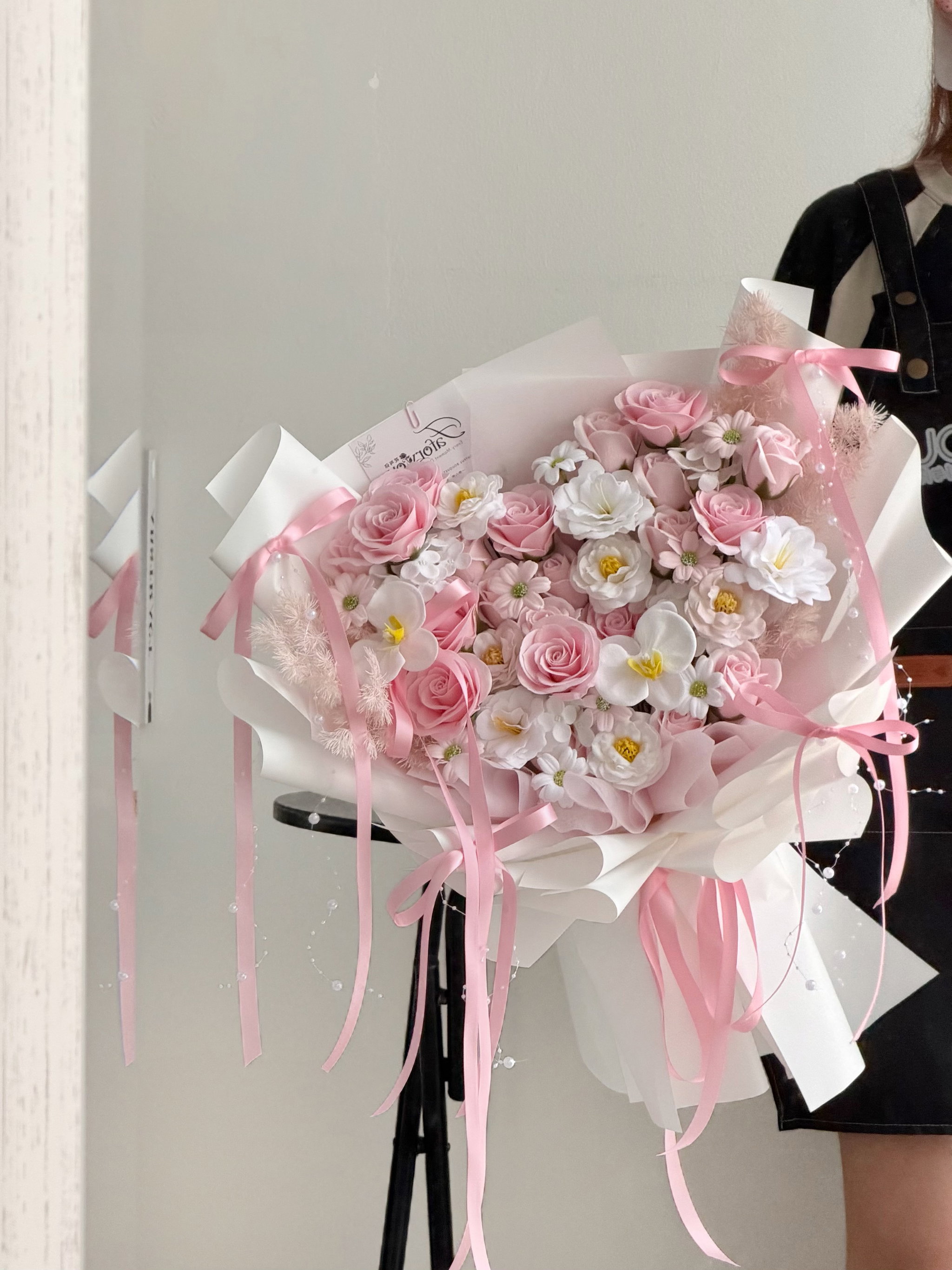 Blush Princess Soap Flower Bouquet _0