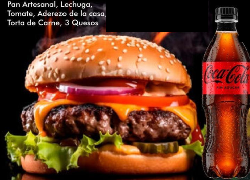 Combo Hamburguesa Cheese Burger_0