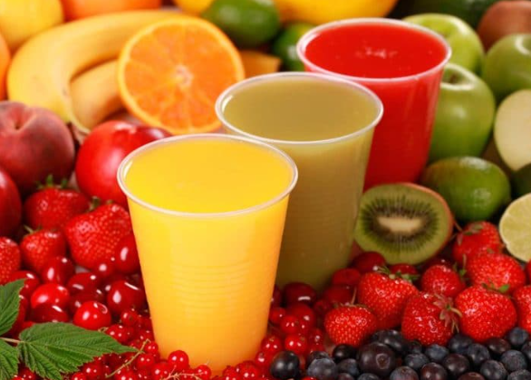 Batidos de Fruta en Agua